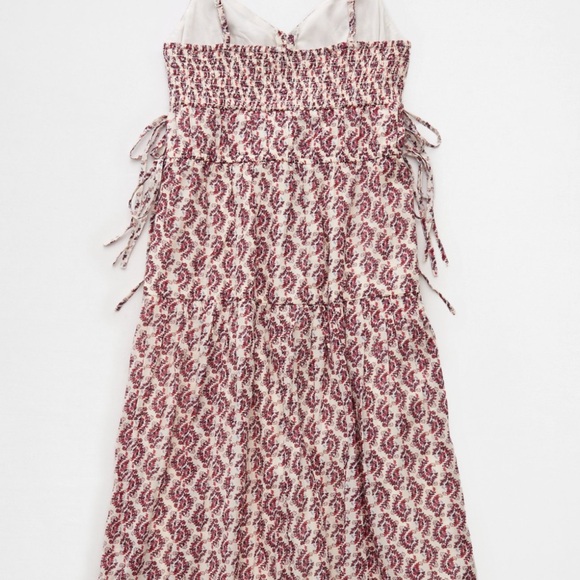 NWT AE Side Tie Vneck MIDI Dress - Picture 5 of 10